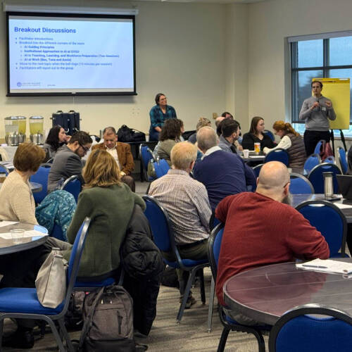 Facutly and Staff Attend AI Town Hall